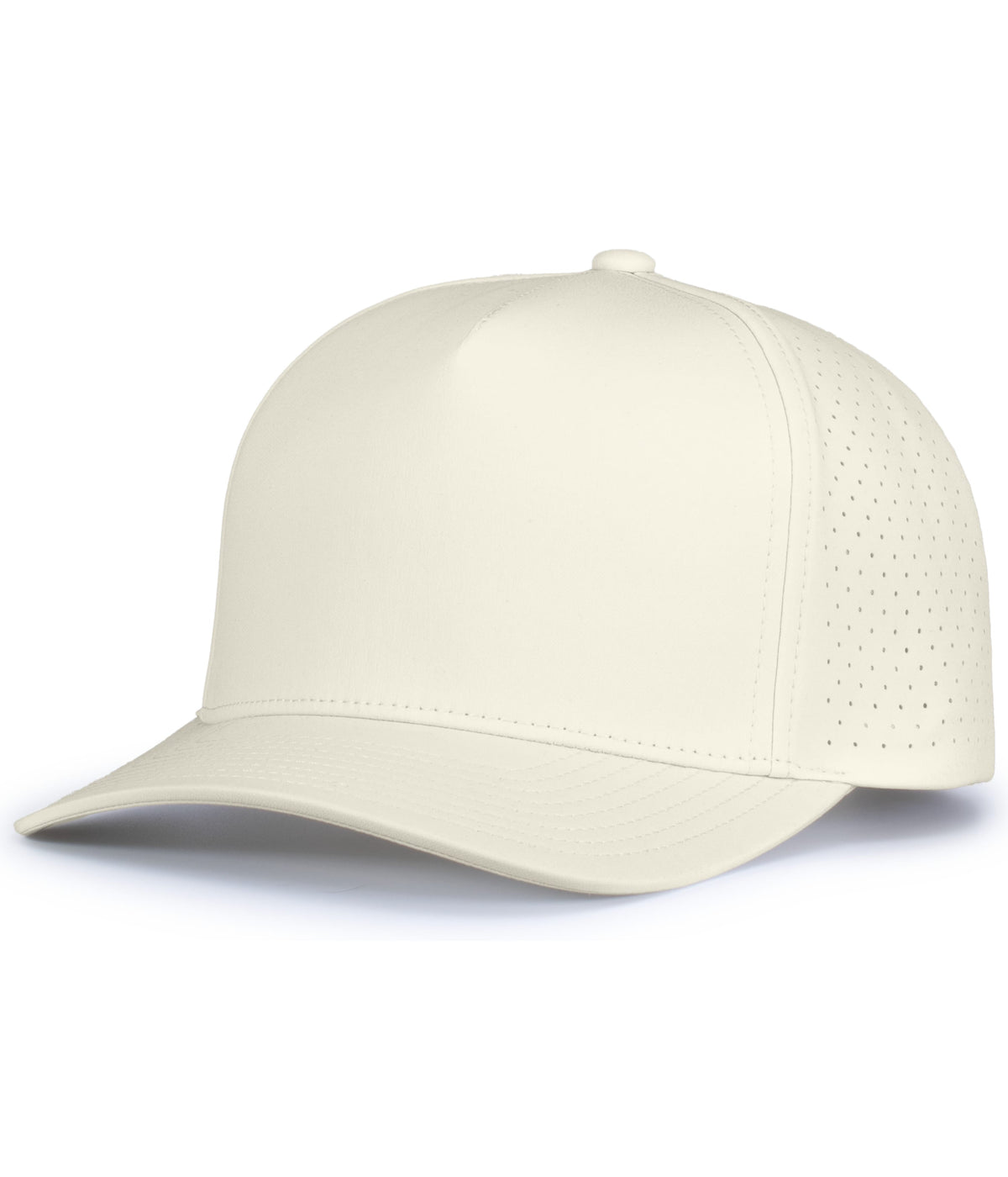 Weekender  Perforated Snapback Cap - Vintage White