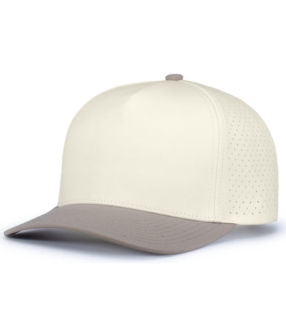 Weekender  Perforated Snapback Cap - Vintage White/Mink