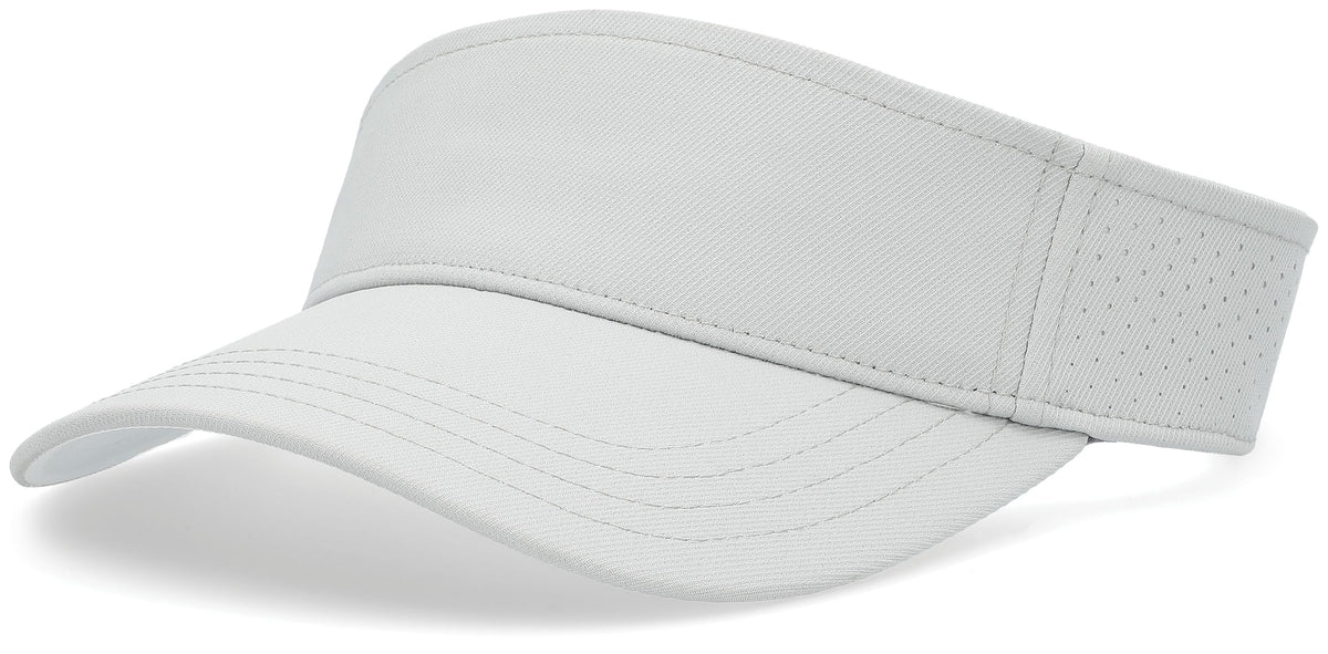 Perforated Visor Powered by Coolcore® - Silver/White