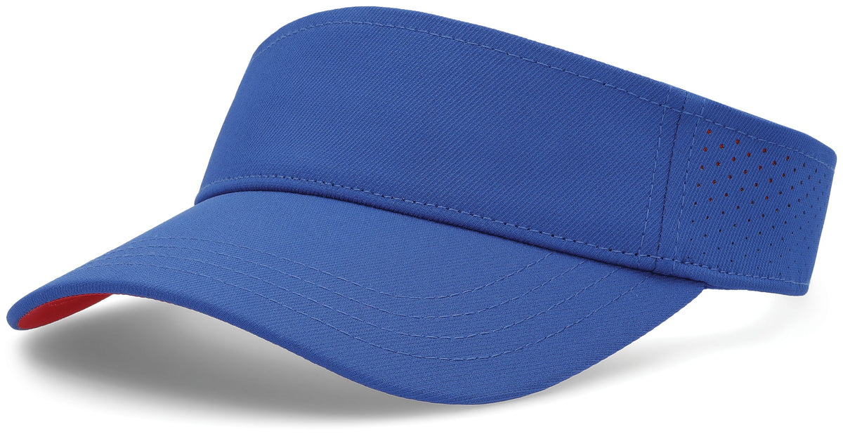 Perforated Visor Powered by Coolcore® - Royal/Red