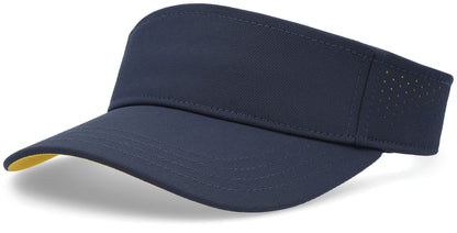 Perforated Visor Powered by Coolcore® - Navy/Gold