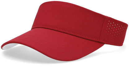 Perforated Visor Powered by Coolcore® - Cardinal/White