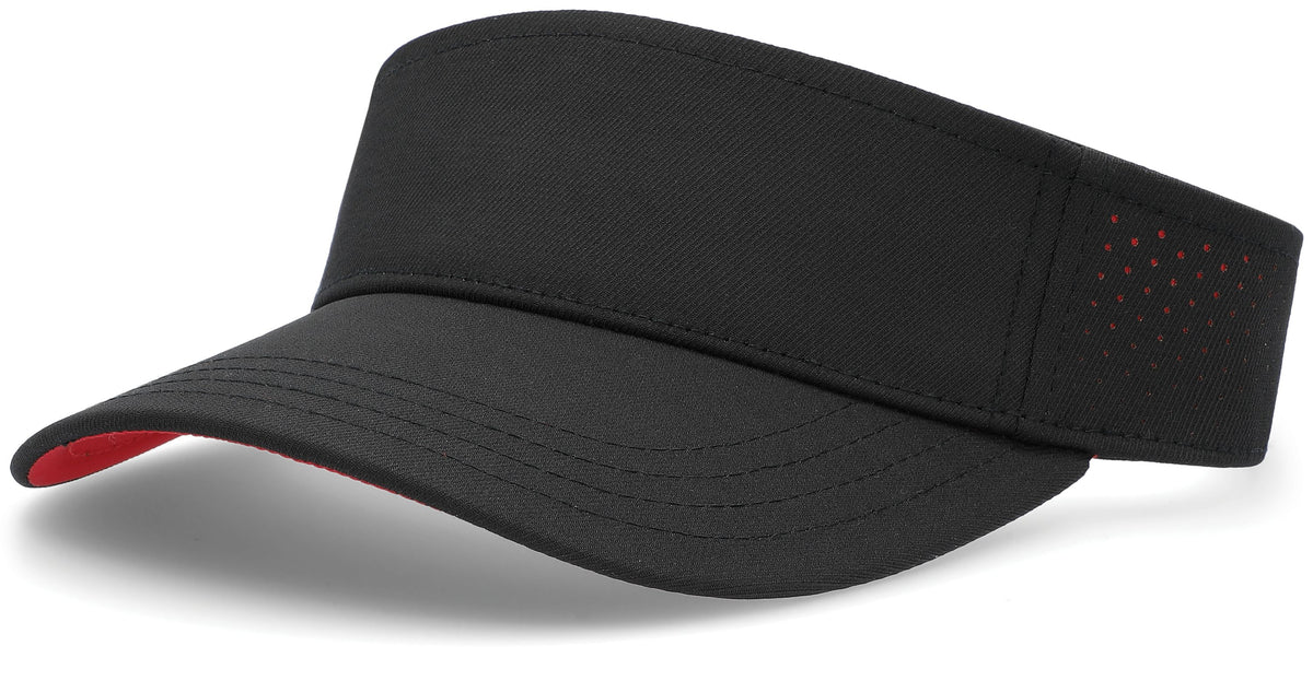 Perforated Visor Powered by Coolcore® - Black/Red
