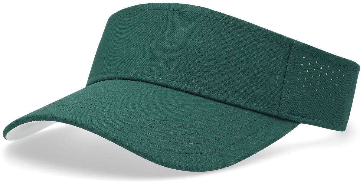 Perforated Visor Powered by Coolcore® - Dark Green/White