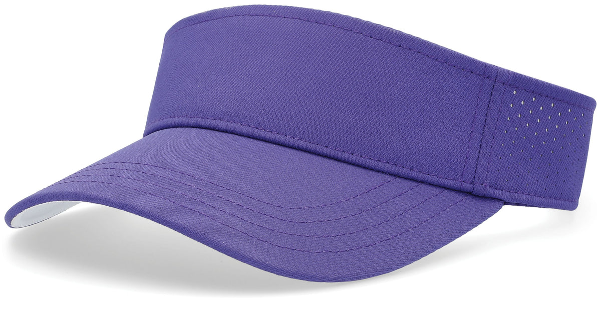 Perforated Visor Powered by Coolcore® - Purple/White