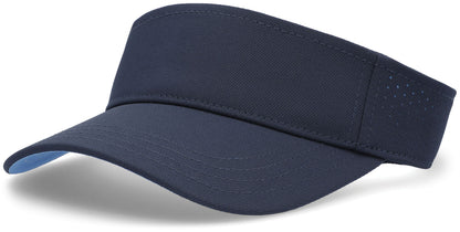 Perforated Visor Powered by Coolcore® - Navy/Columbia Blue