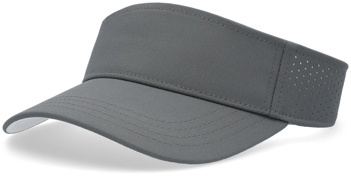 Perforated Visor Powered by Coolcore® - Graphite/White