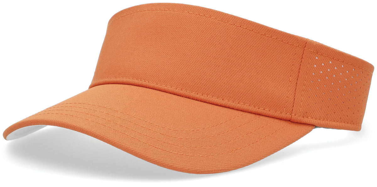 Perforated Visor Powered by Coolcore® - Texas Orange/White