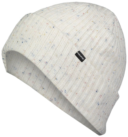 Tweed Beanie - White