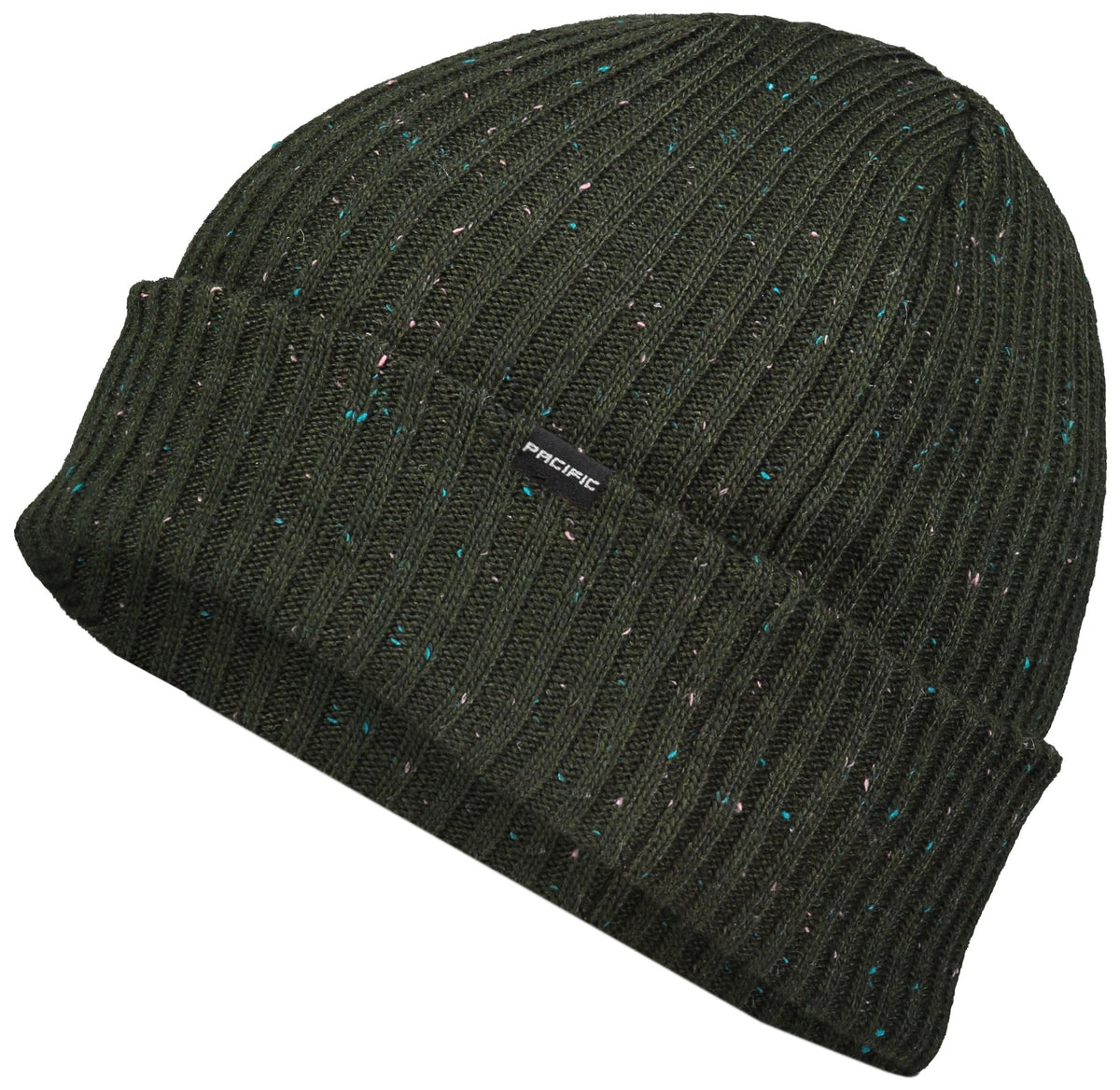 Tweed Beanie - Dark Green