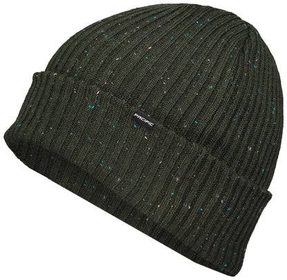 Tweed Beanie - Dark Green