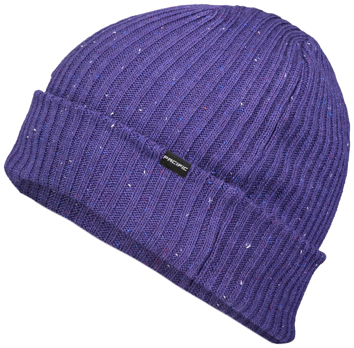 Tweed Beanie - Purple