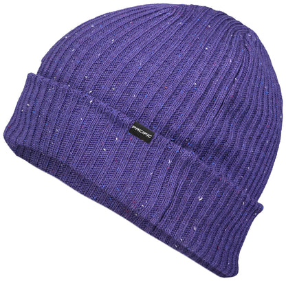 Tweed Beanie - Purple