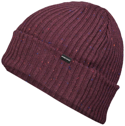 Tweed Beanie - Maroon (Hlw)