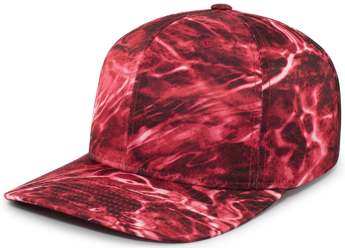 Mossy Oak® Guide Cap - Elements Agua Crimson