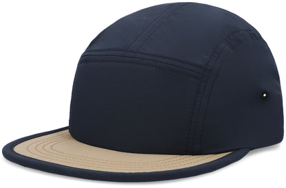 Packable Camper Cap - Navy/Suede