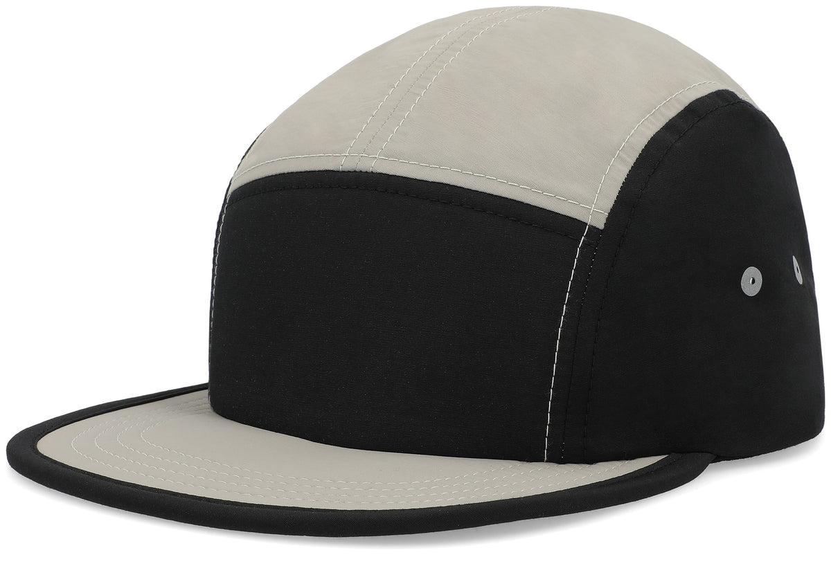 Packable Camper Cap - Black/Silver