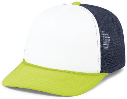 Foamie Fresh Trucker Cap - White/Navy/Chartruese