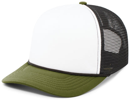 Foamie Fresh Trucker Cap - White/Black/Moss