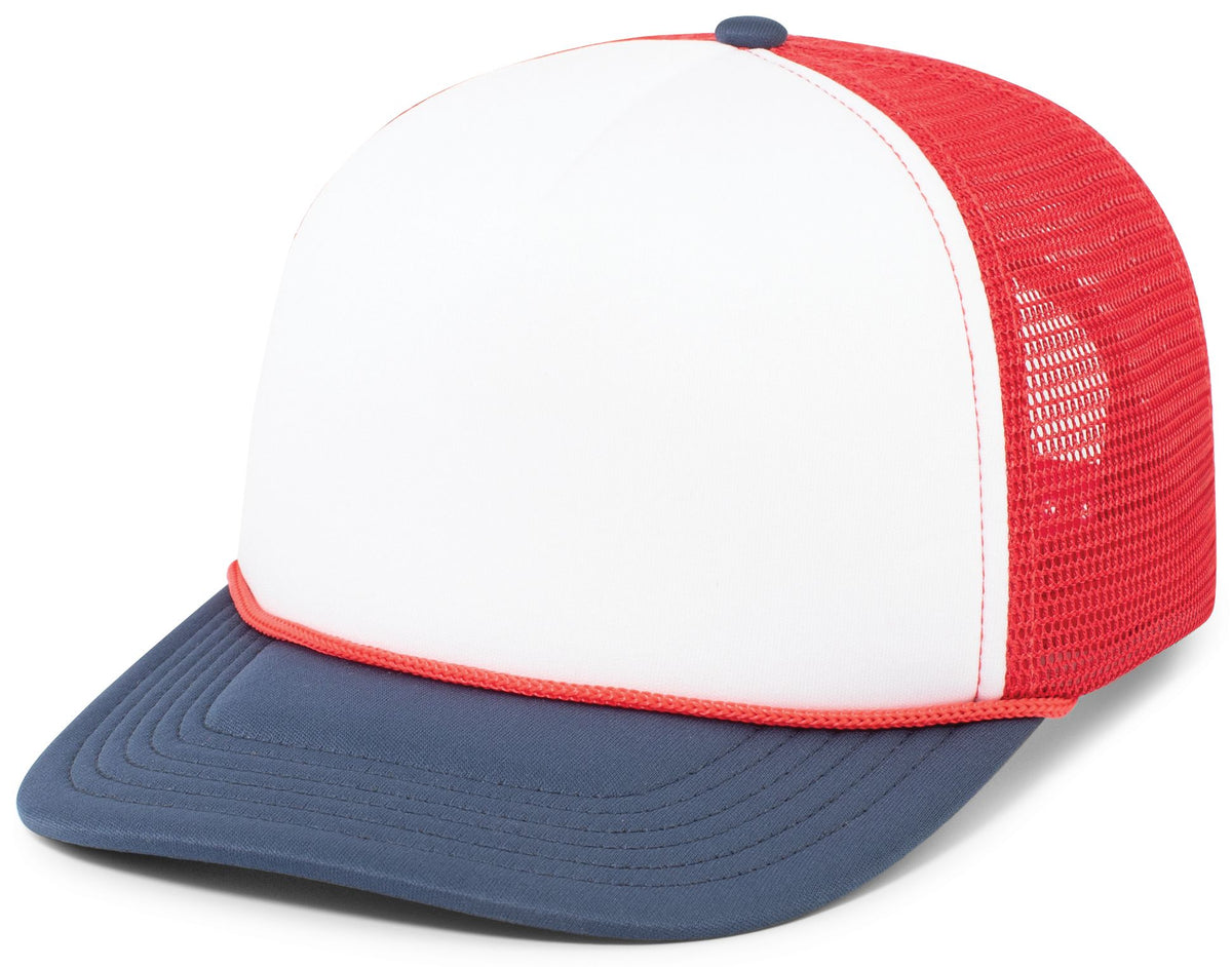 Foamie Fresh Trucker Cap - White/Red/Navy
