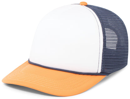 Foamie Fresh Trucker Cap - White/Navy/Orange