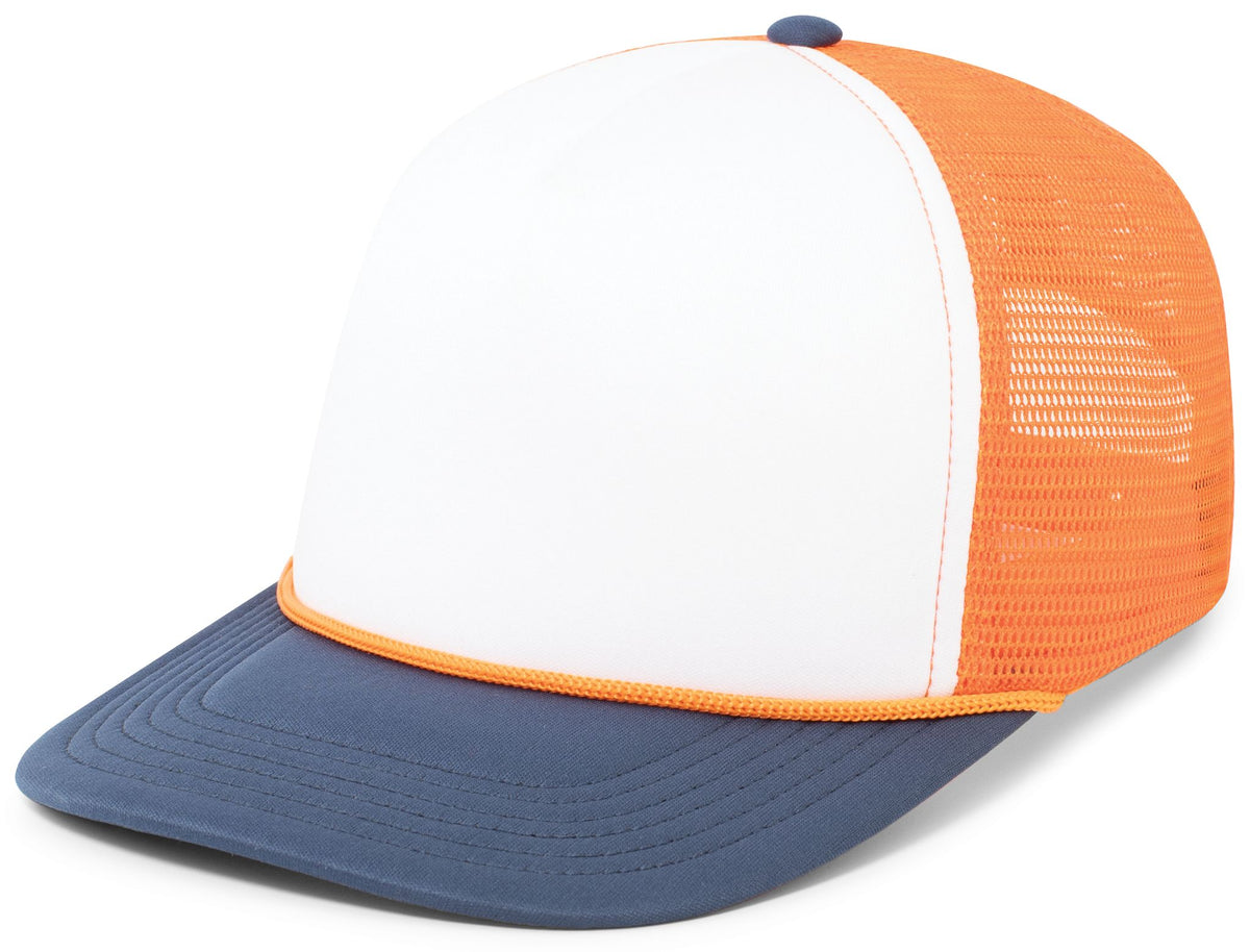 Foamie Fresh Trucker Cap - White/Orange/Navy