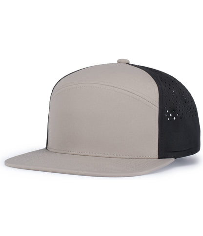 WEEKENDER PERFORATED 6-PANEL ARCH CAP - Mink/Black/Mink
