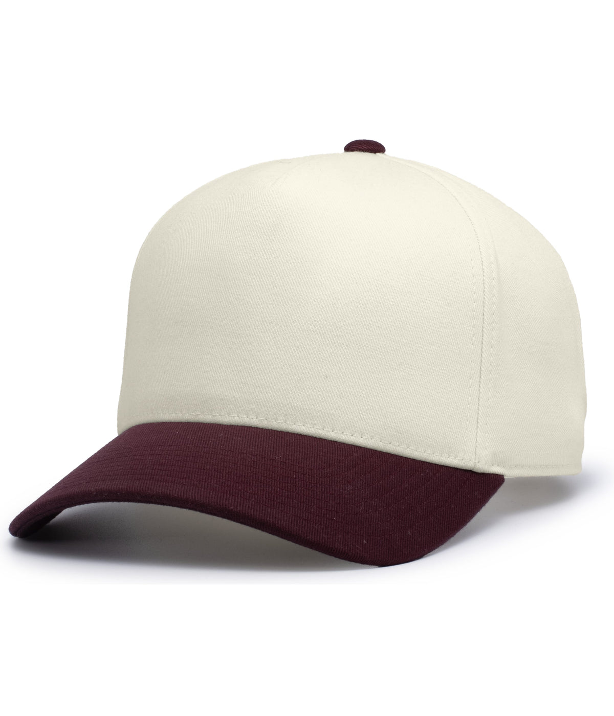 HERITAGE 5-PANEL SNAPBACK CAP - Vintage White/Cardinal