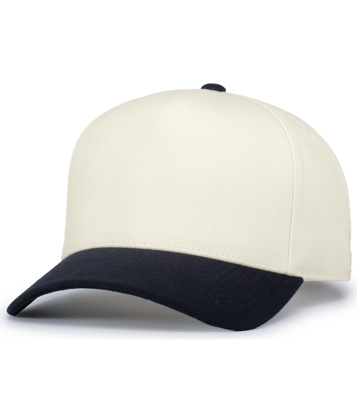 HERITAGE 5-PANEL SNAPBACK CAP - Vintage White/Navy