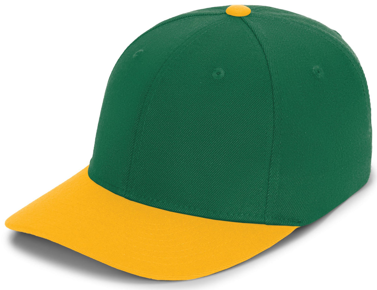 Pro-Wool Pacflex Cap - Dark Green/Gold