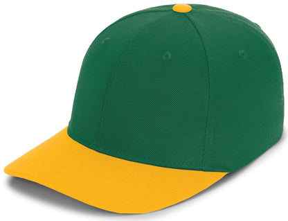 Pro-Wool Pacflex Cap - Dark Green/Gold