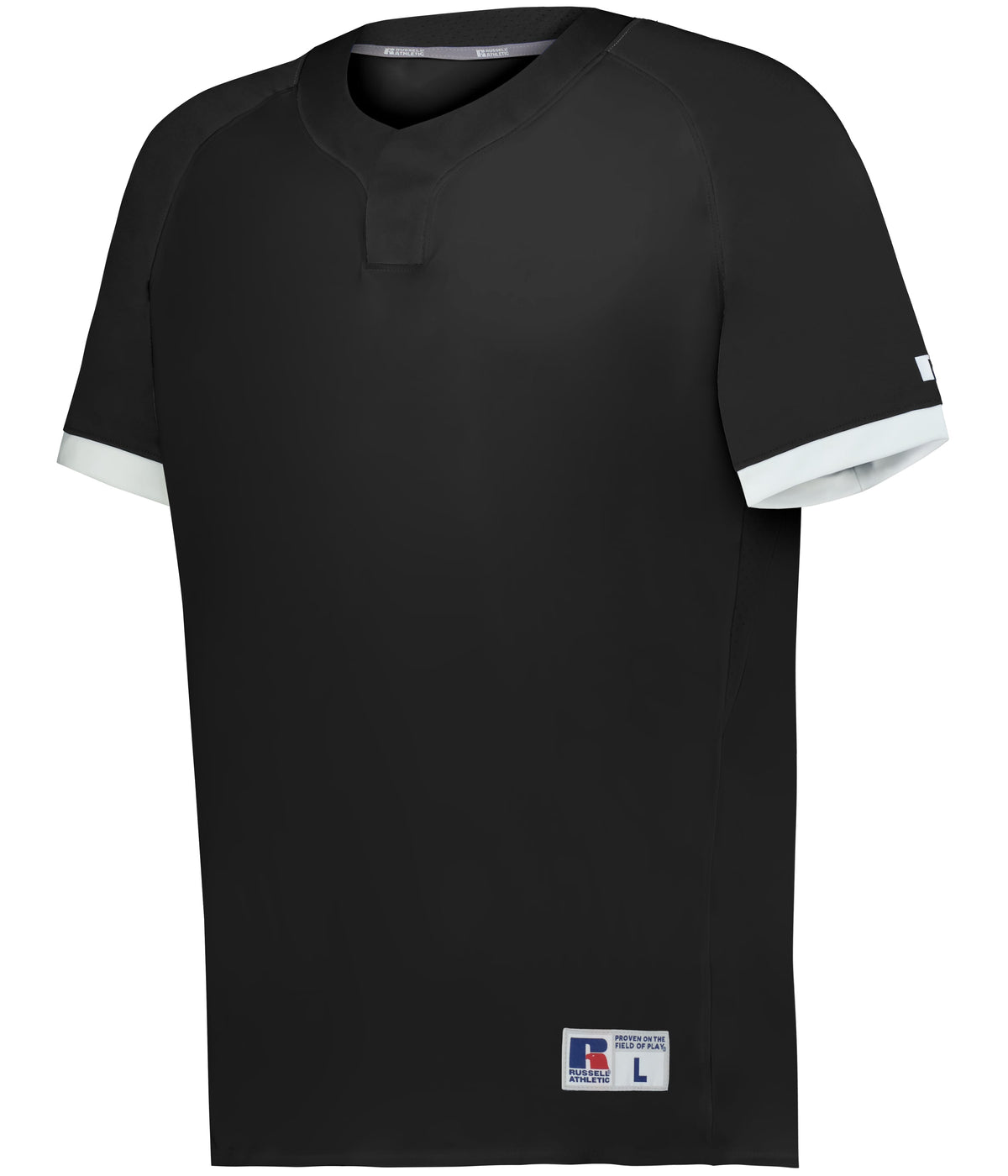 YOUTH BASELINE COVERED PLACKET BASEBALL JERSEY