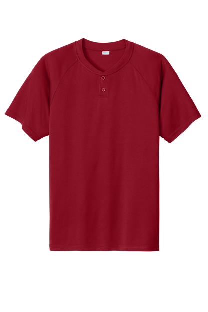 PosiCharge Competitor 2-Button Henley