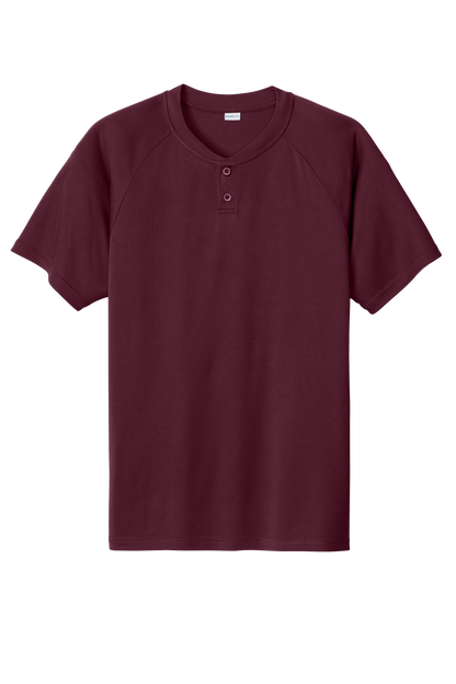 PosiCharge Competitor 2-Button Henley