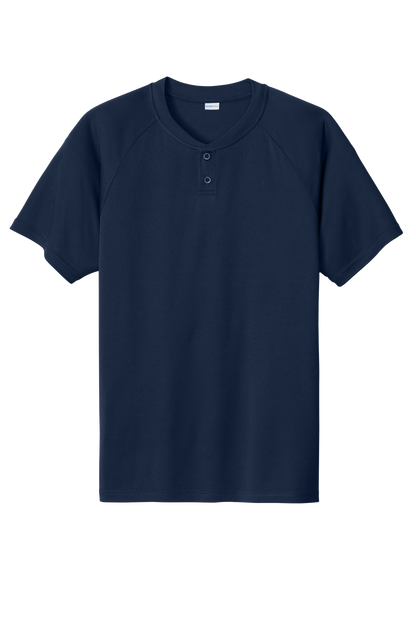 PosiCharge Competitor 2-Button Henley