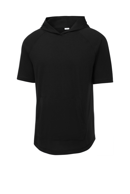 PosiCharge Tri-Blend Wicking Short Sleeve Hoodie
