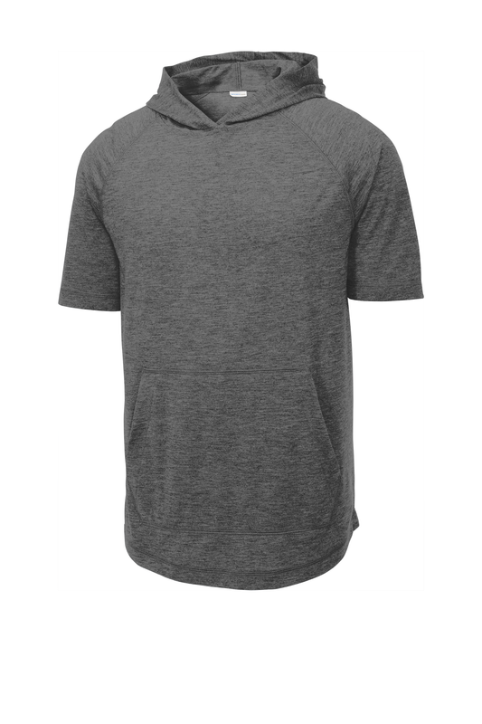 PosiCharge Tri-Blend Wicking Short Sleeve Hoodie