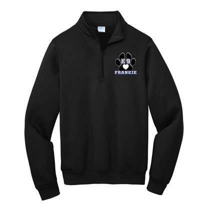 K9 Frankie ADULT 1/4 Zip Sweatshirt
