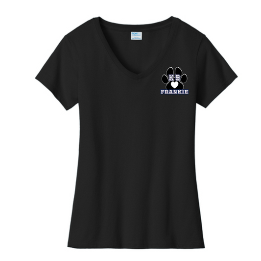 K9 Frankie LADIES Short Sleeve V-Neck T-shirt