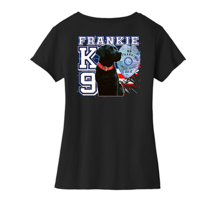 K9 Frankie LADIES Short Sleeve V-Neck T-shirt