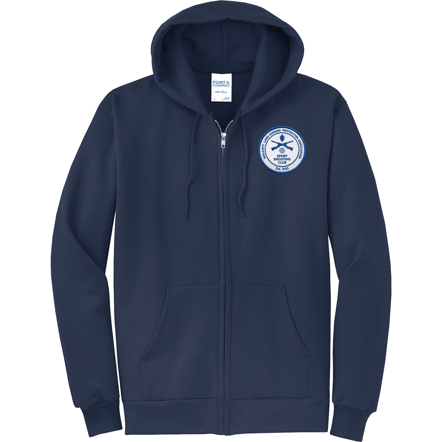WLOPA Adult Core Fleece Full-Zip Hooded Sweatshirt