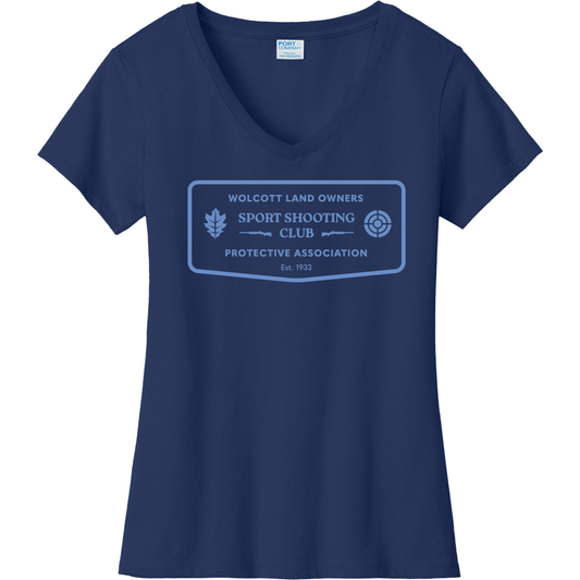 WLOPA Women's Fan Favorite V-Neck Large Logo Tee