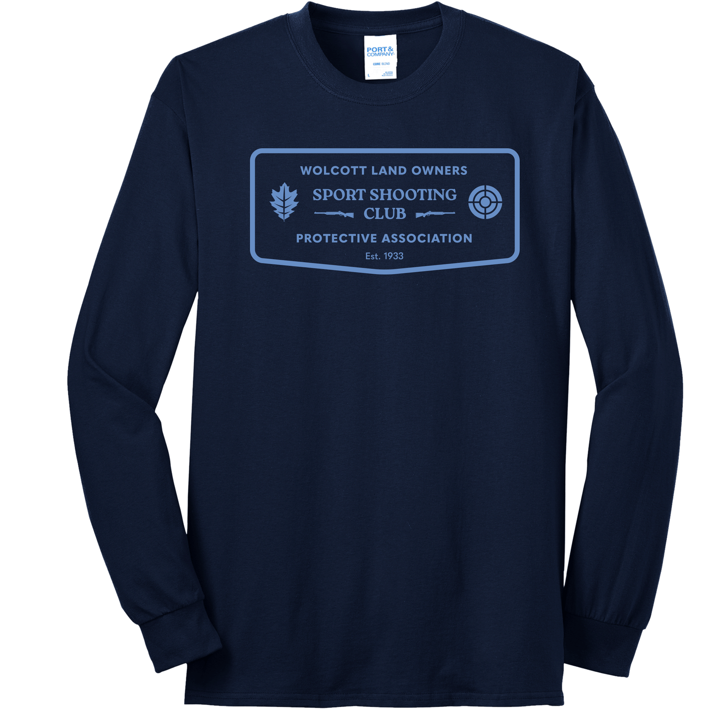 WLOPA Adult Long Sleeve Core Blend Rectangle Tee