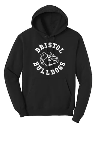 YOUTH Bristol Bulldogs Football Black Hoodie