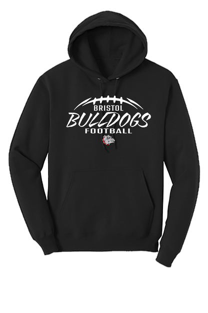 YOUTH Bristol Bulldogs Football Black Hoodie