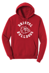 Bristol Bulldogs Football Red Hoodie