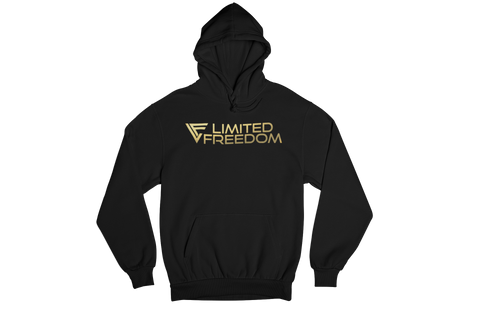 LF Limited Freedom Hooded Sweatshirt Black with Gold