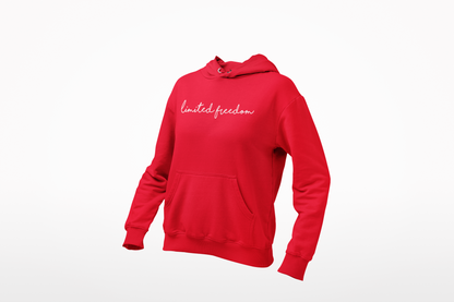 Cursive Limited Freedom Hooded Sweatshirt