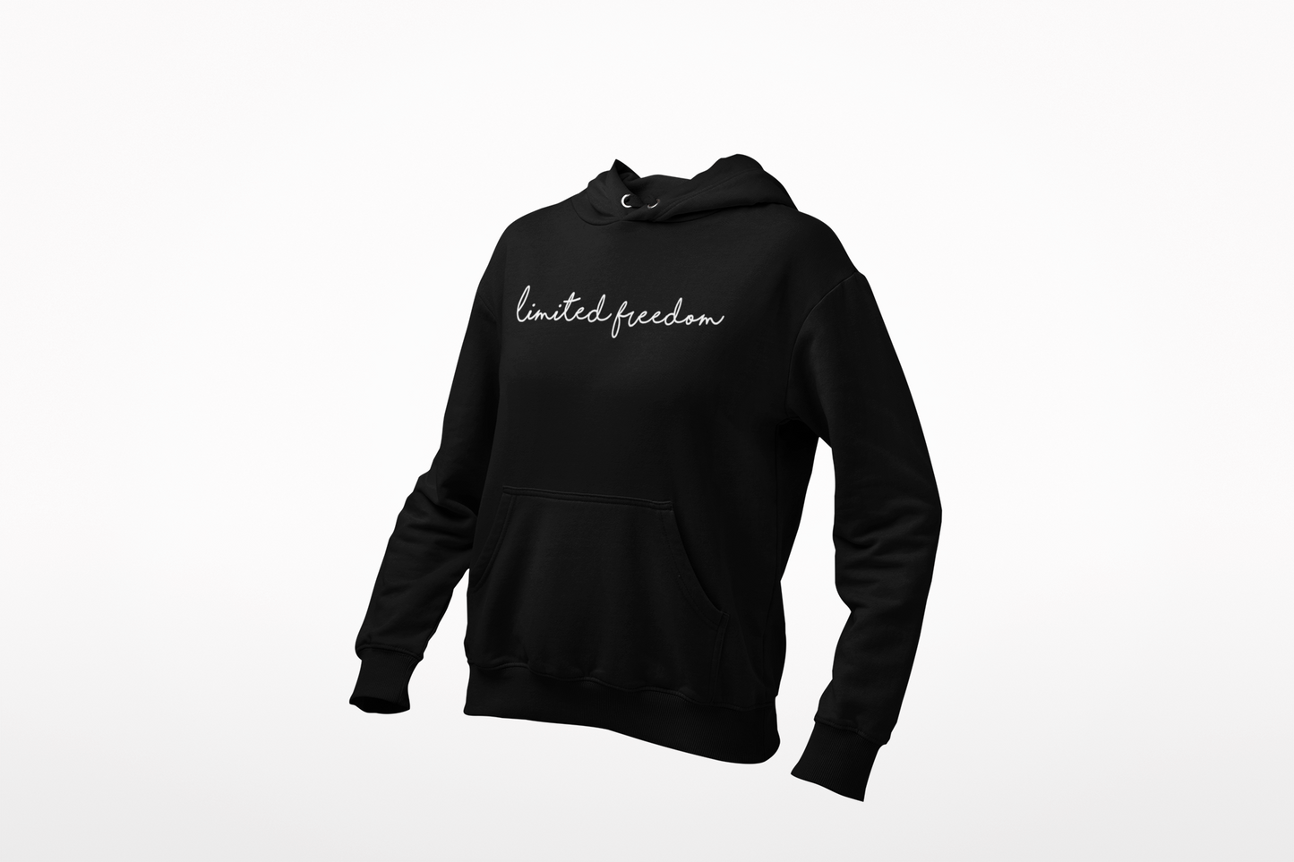 Cursive Limited Freedom Hooded Sweatshirt