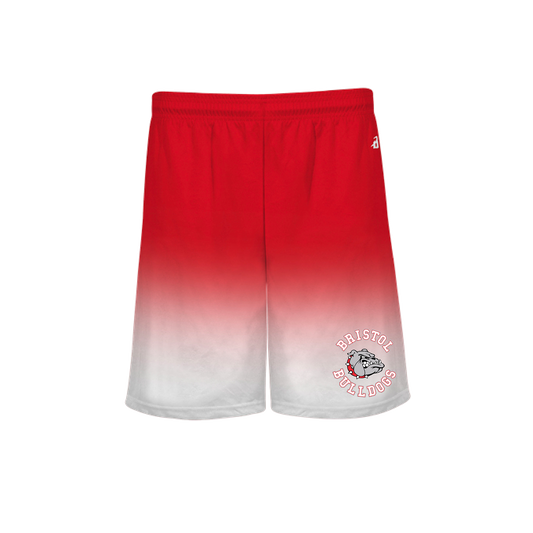 Bristol Bulldogs Red Ombre Shorts